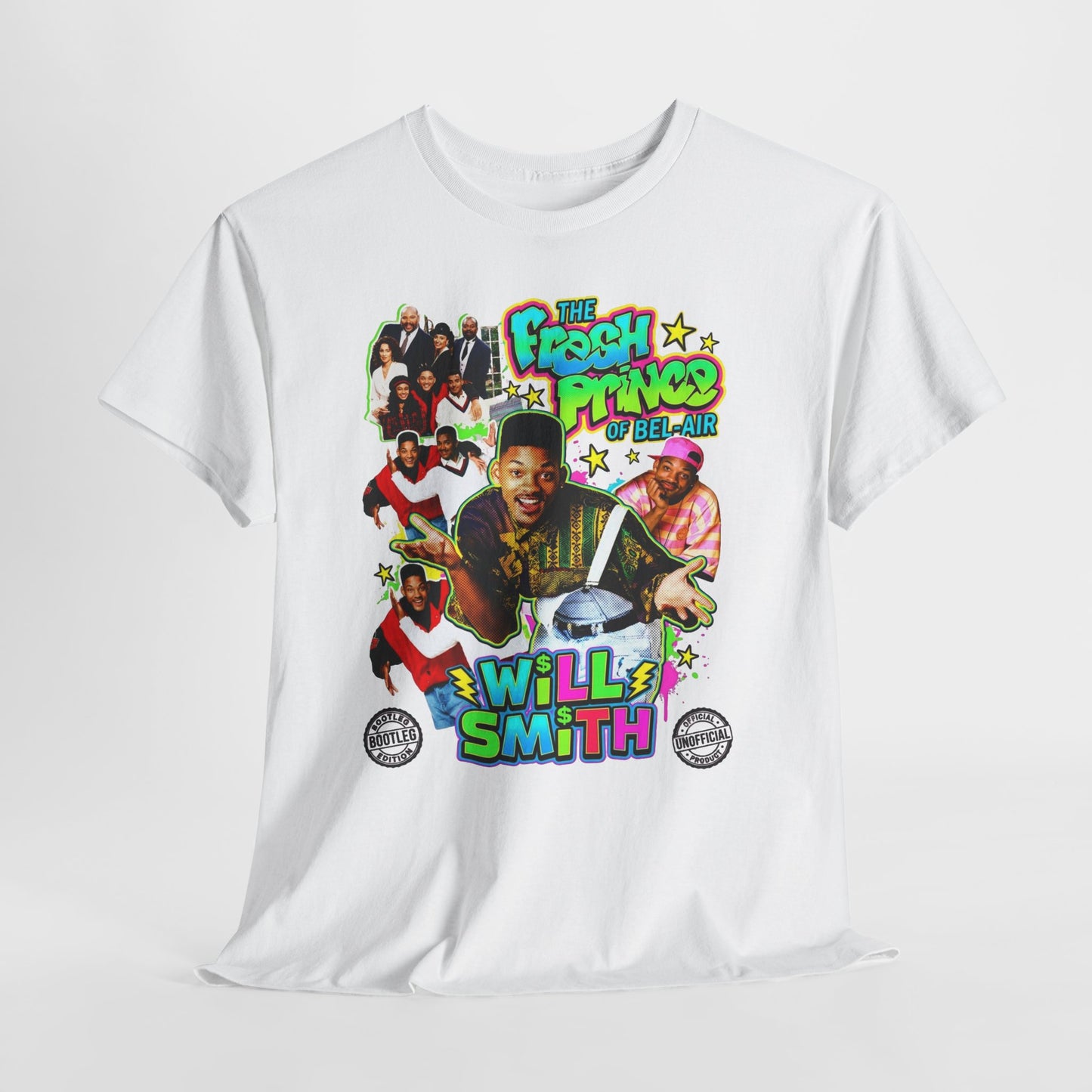 The Fresh Prince of Bel-Air Bootleg Collage Unisex Graphic Tee