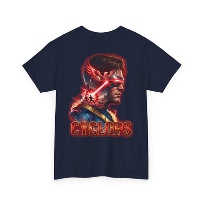 Cyclops Graphic Tee - Retro Superhero X-Men Design