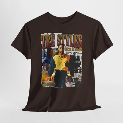 Tre Styles Graphic Tee — Vintage Collage T‑Shirt