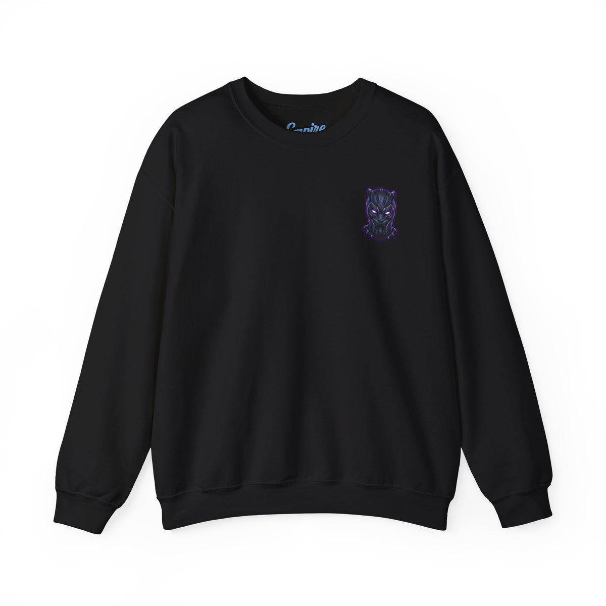 Black Panther Crewneck Sweatshirt — Marvel Black Panther Graphic