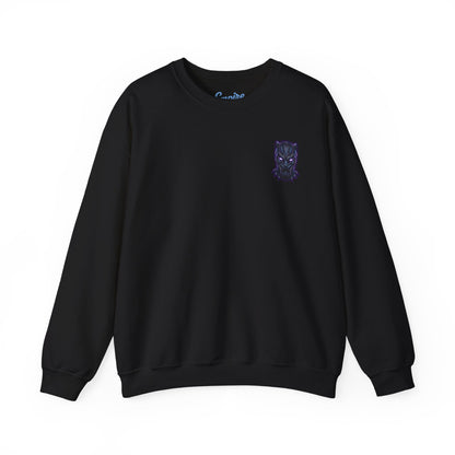 Black Panther Crewneck Sweatshirt — Marvel Black Panther Graphic