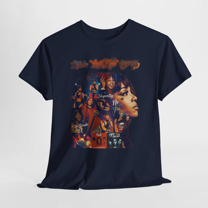 Lisa 'Left Eye' Lopes Tribute T-Shirt — Retro Collage Hip-Hop Tee