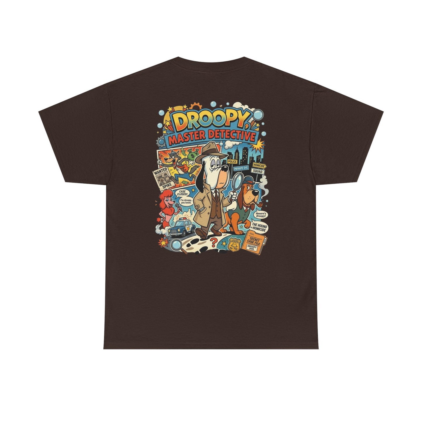 Graphic Tee — "Master Detective" Retro Cartoon T-Shirt
