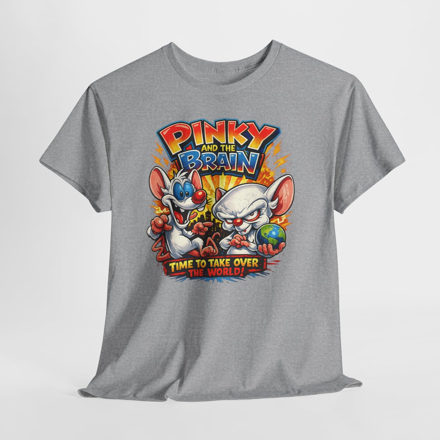 Pinky and the Brain "Time to Take Over the World" T‑Shirt