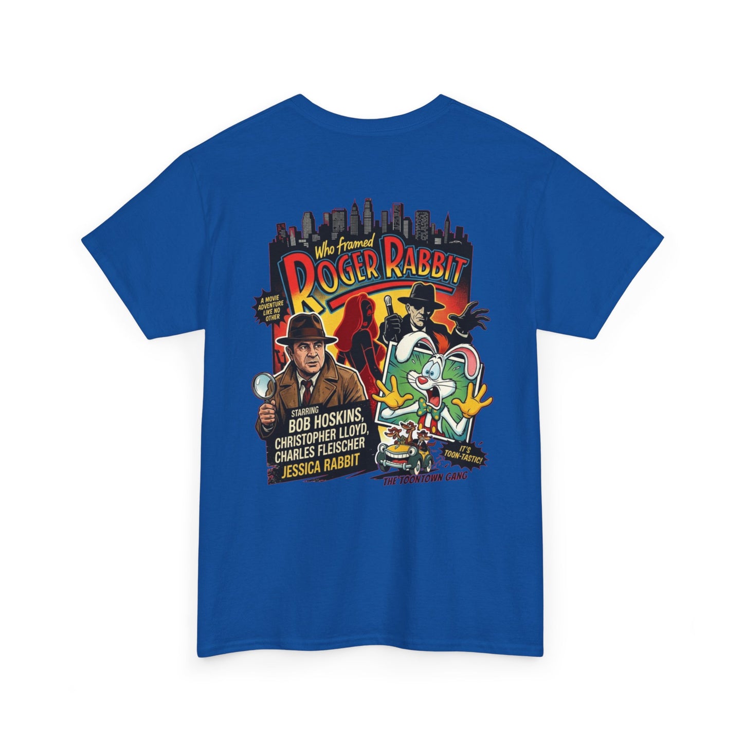Who Framed Roger Rabbit Poster Tee — Retro Movie Graphic T-Shirt