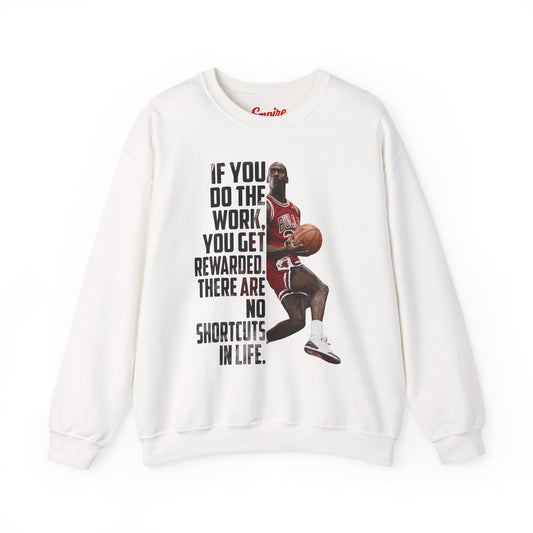 Motivational Basketball Quote Crewneck Sweatshirt