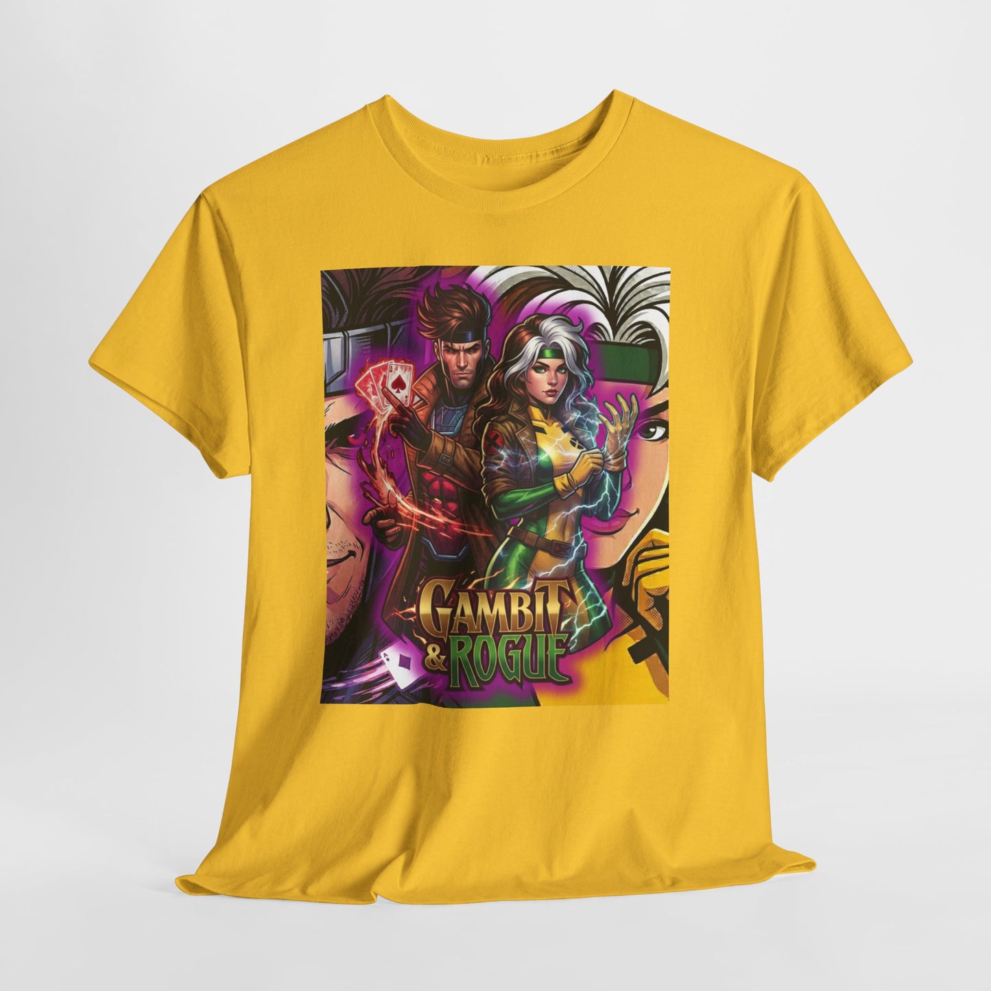 Gambit & Rogue Comic Art T-Shirt