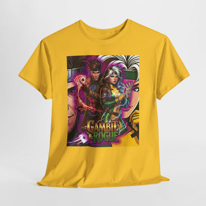 Gambit & Rogue Comic Art T-Shirt