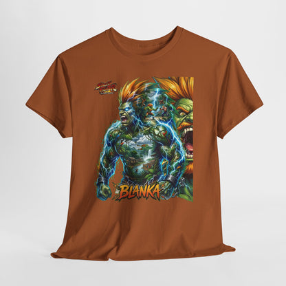 Blanka Lightning Warrior Tee — Retro Fighting Game Graphic T-Shirt
