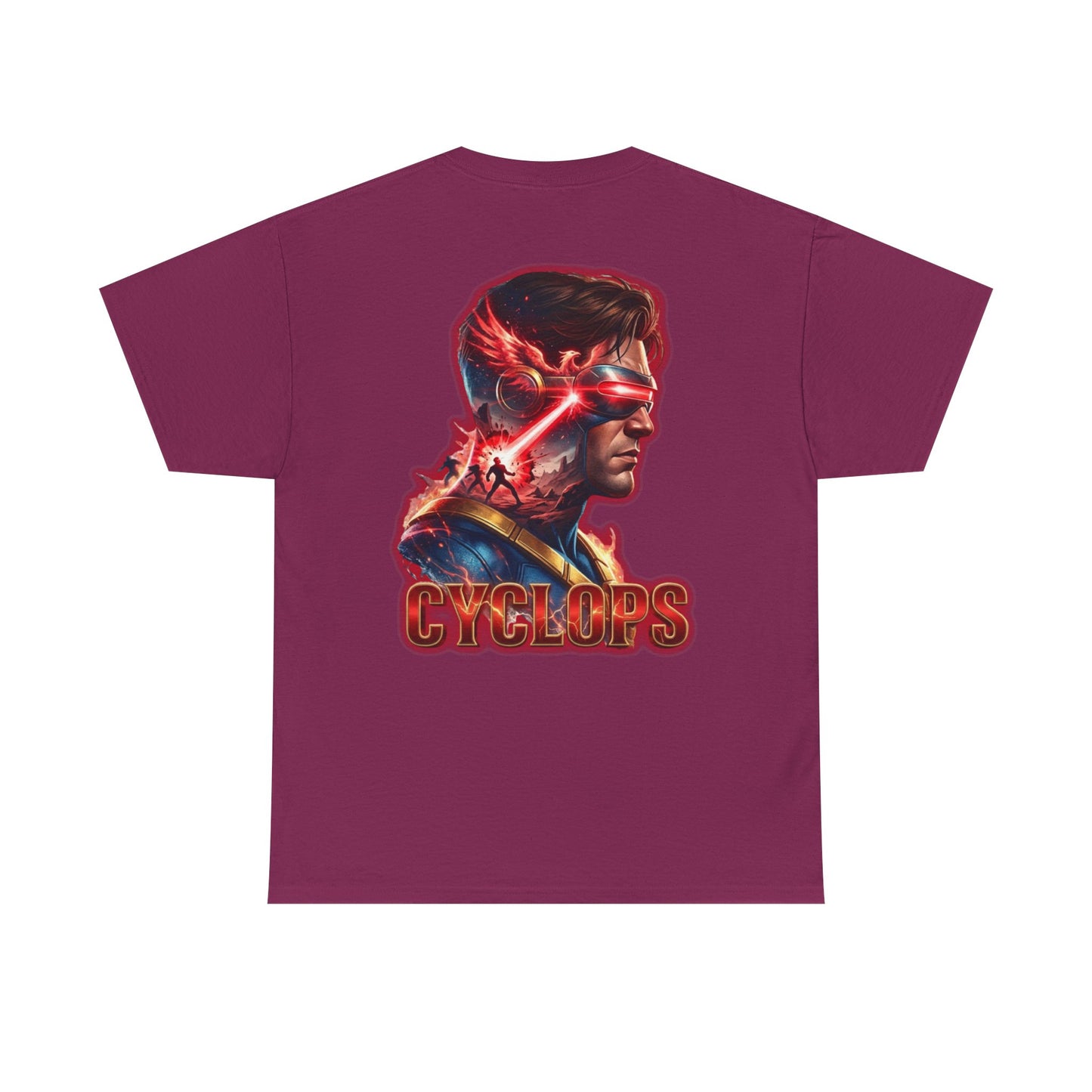 Cyclops Graphic Tee - Retro Superhero X-Men Design