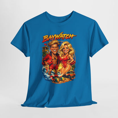 Baywatch Retro Beach T-Shirt — Vintage Lifeguard Graphic Tee