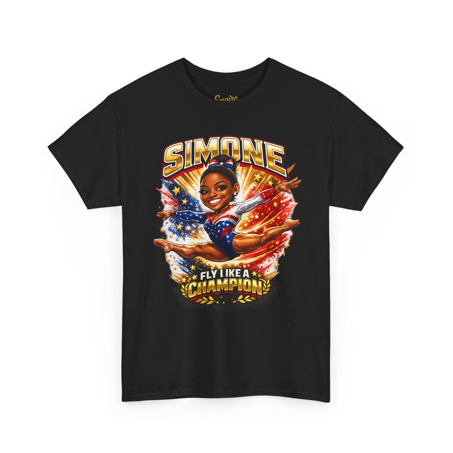 Simone Champion Gymnastics T-Shirt — "Fly Like a Champion" Tribute Tee