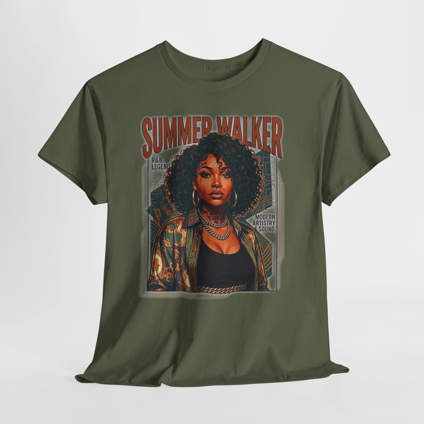 Retro Portrait Graphic Tee — "Summer Walker" Music Inspired Shirt