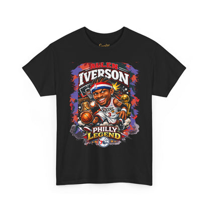 Philly Legend Basketball Tee — Iverson Retro Graphic Shirt