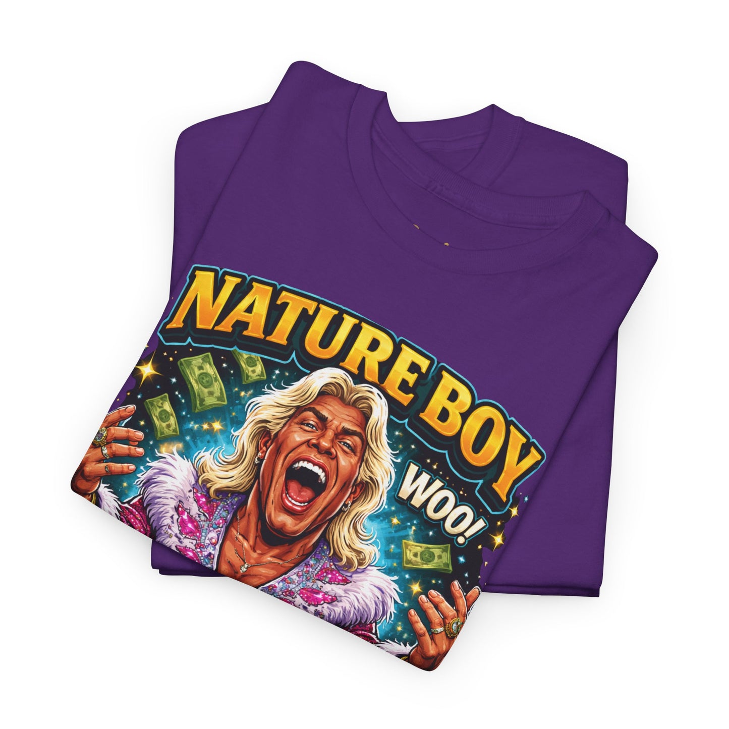 Ric Flair 'Nature Boy' Graphic Tee — Retro Wrestling Fan T-Shirt