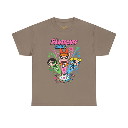 Powerpuff Girls Graphic Tee — Retro Cartoon Team Shirt