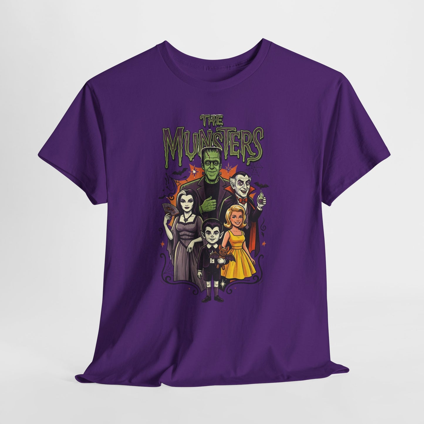 Monster Family Tee — "The Munsters" Retro Halloween Graphic T-Shirt