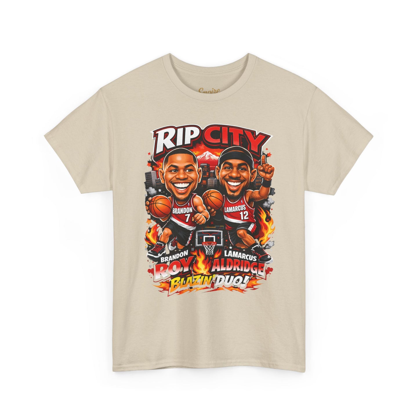 Rip City Basketball T-Shirt — Caricature Trail Blazers Fan Tee