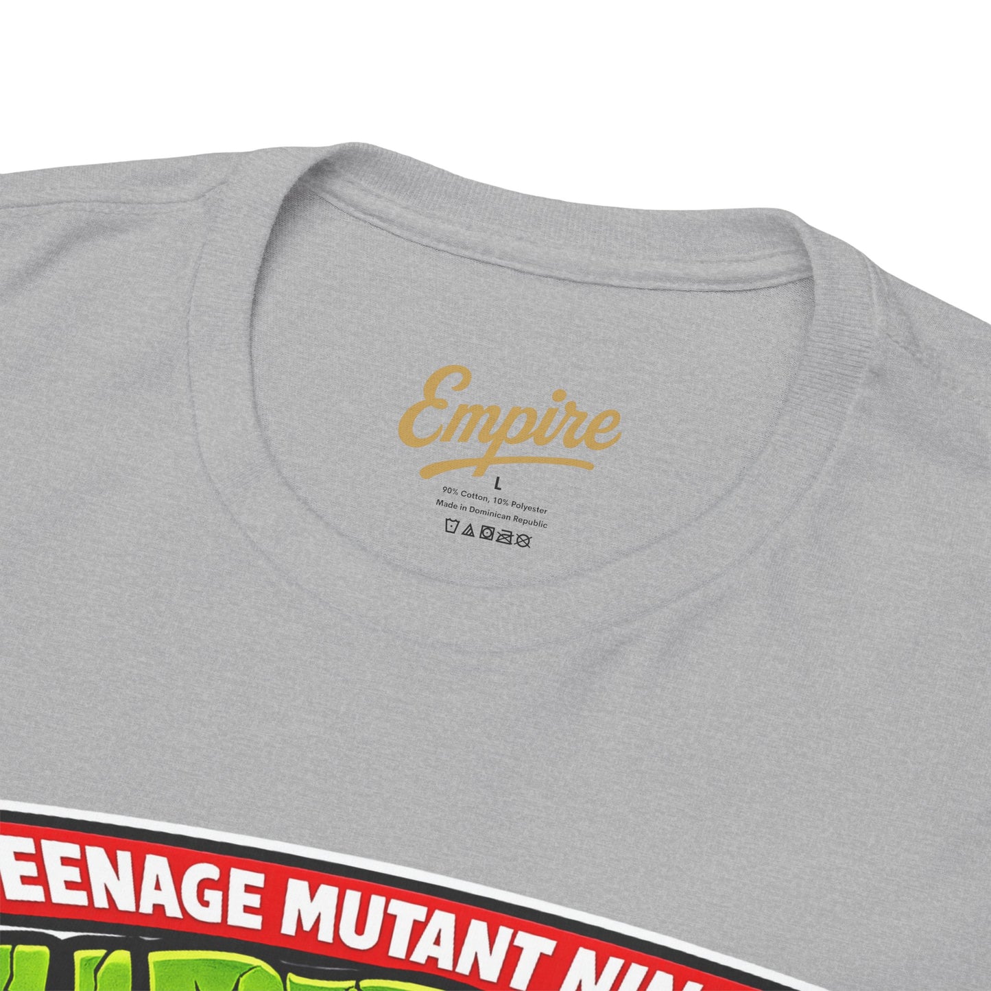 Teenage Mutant Ninja Turtles Graphic Tee — Retro TMNT Logo & Group Back Print