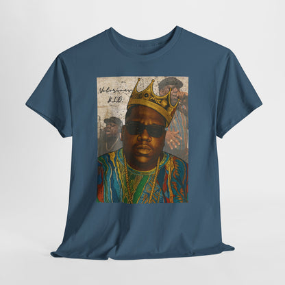 Retro Biggie Smalls Hip-Hop Icon Unisex Heavy Cotton Tee