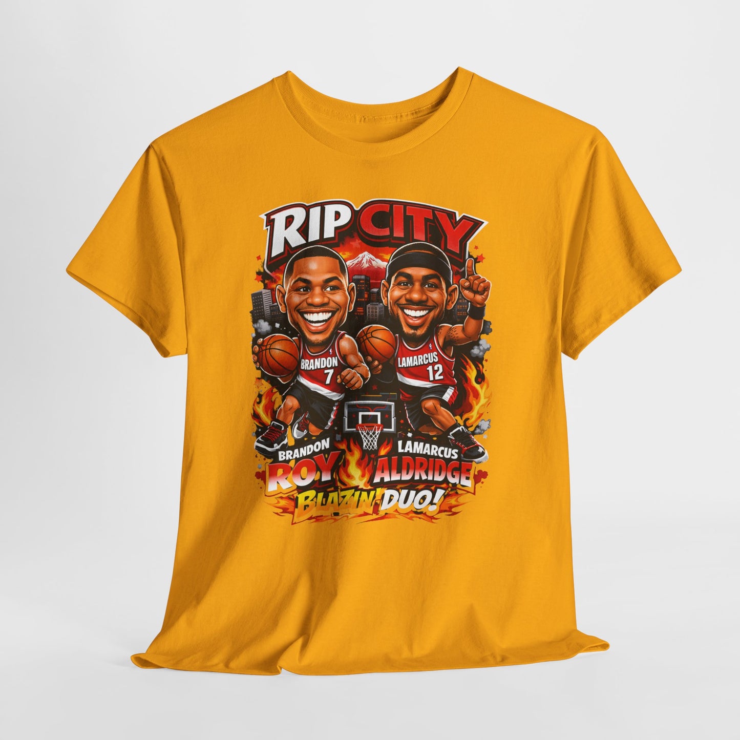 Rip City Basketball T-Shirt — Caricature Trail Blazers Fan Tee