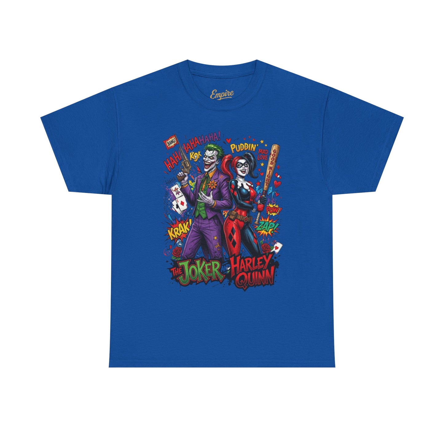 Graphic Tee — Joker & Harley Comic Art T-Shirt