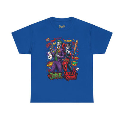 Graphic Tee — Joker & Harley Comic Art T-Shirt
