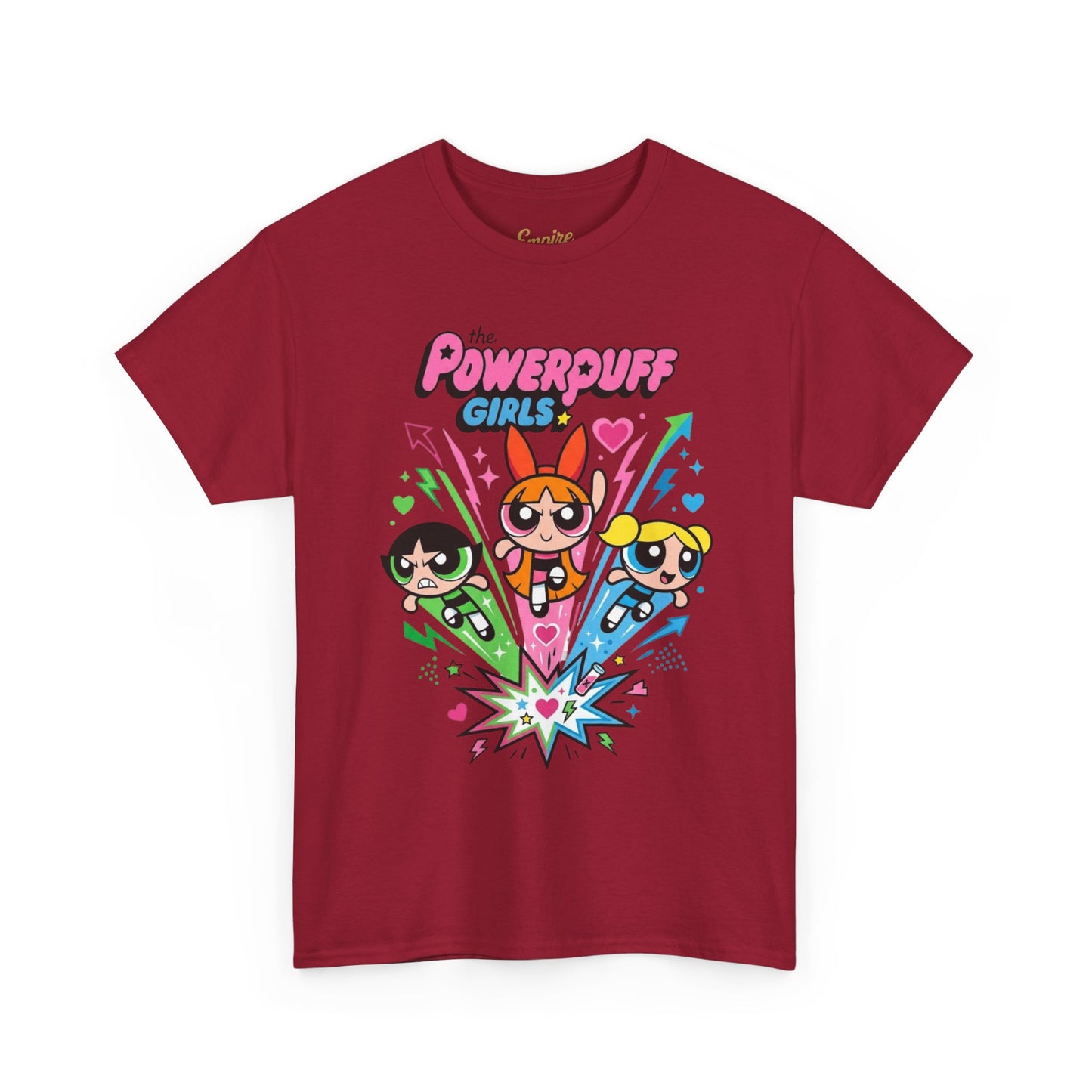 Powerpuff Girls Graphic Tee — Retro Cartoon Team Shirt