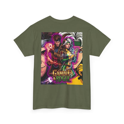 Gambit & Rogue Comic Art T‑Shirt