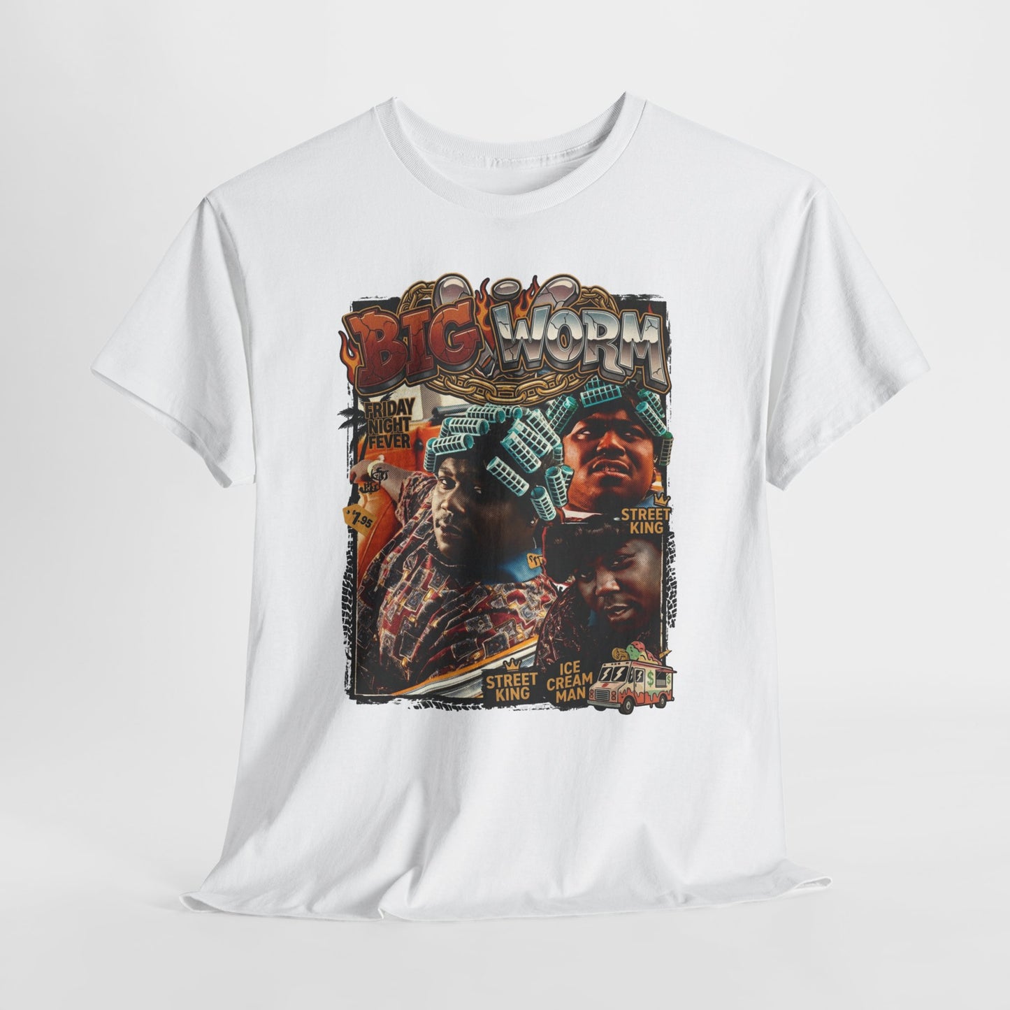 Big Worm Vintage Tee — 'Big Worm' Graphic Movie Tribute Shirt