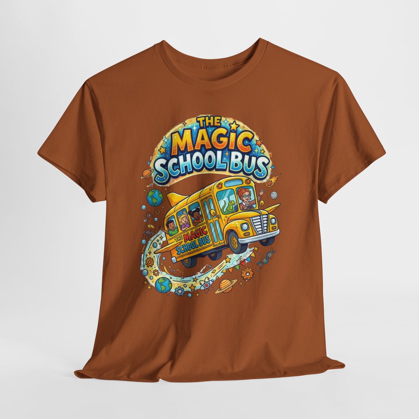 The Magic School Bus T-Shirt – Kids Retro Educational Cartoon Tee