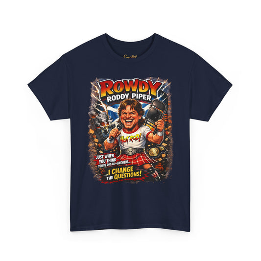 Rowdy Roddy Piper T-Shirt — Retro Wrestling Graphic Tee