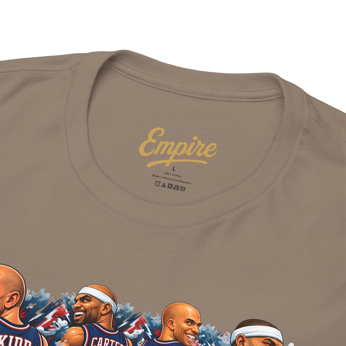 New Jersey Nets Vintage Team Collage T-Shirt — Classic NBA Legends Fan Tee