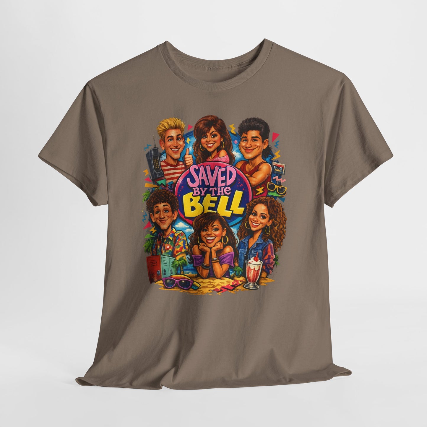 Saved by the Bell Cast Graphic Tee – Retro 90s TV Show Shirt
