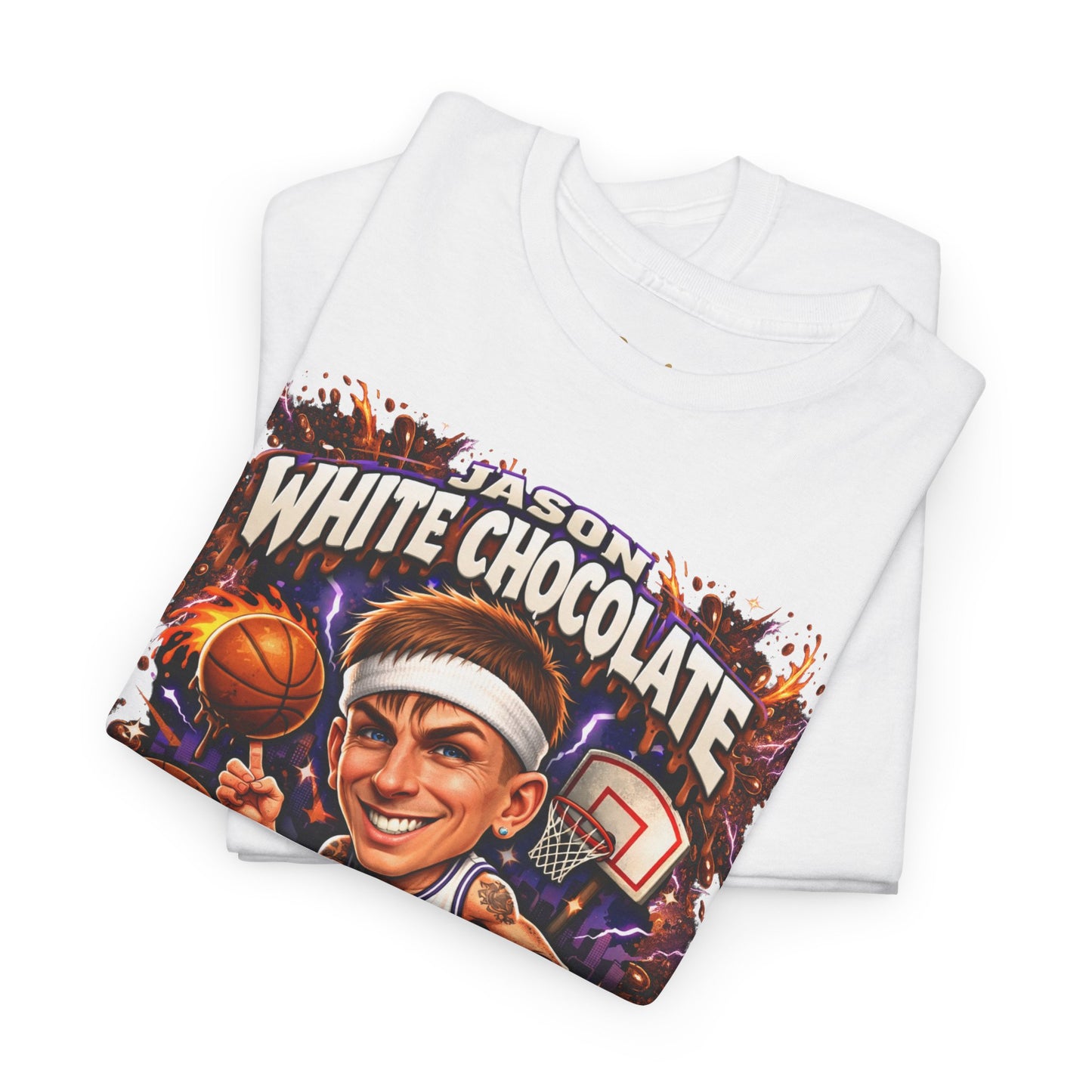 White Chocolate Kings Handle Basketball T-Shirt