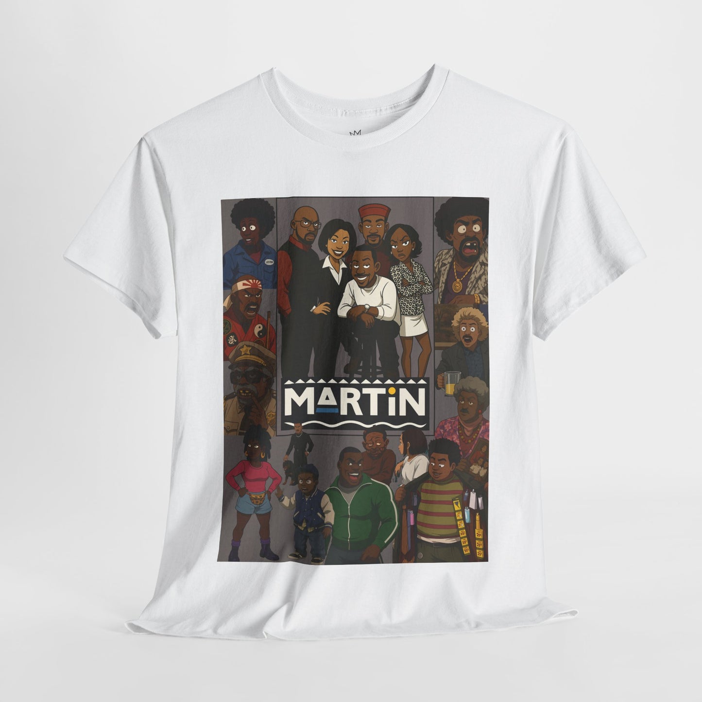 Vintage Martin T-Shirt - Unisex Heavy Cotton Tee for Nostalgic Fans