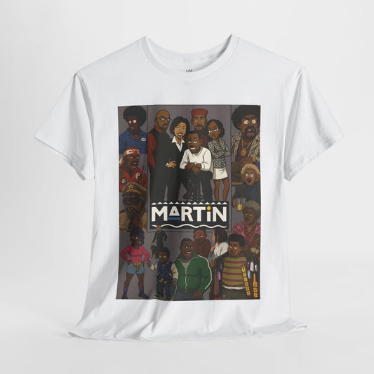 Vintage Martin T-Shirt - Unisex Heavy Cotton Tee for Nostalgic Fans