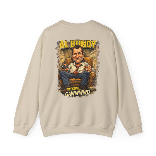 Al Bundy 'Married... Awesome Gawwwwd' Crewneck Sweatshirt