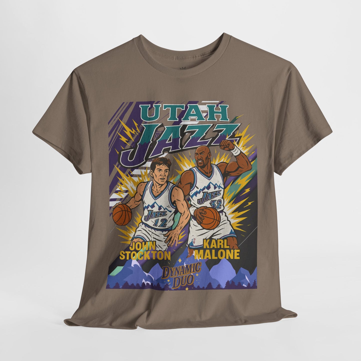 Utah Jazz Basketball Tribute Tee, Unisex Cotton Shirt, NBA Fan Gift, Sports Apparel, Retro Graphic T-Shirt