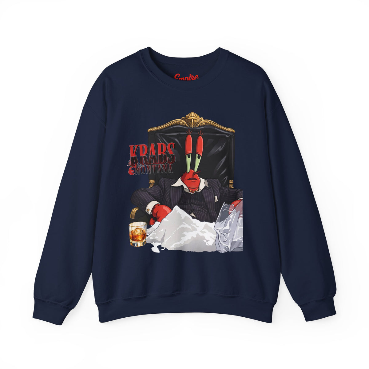 Luxury Mr. Krabs Montana  Scarface Parody Graphic