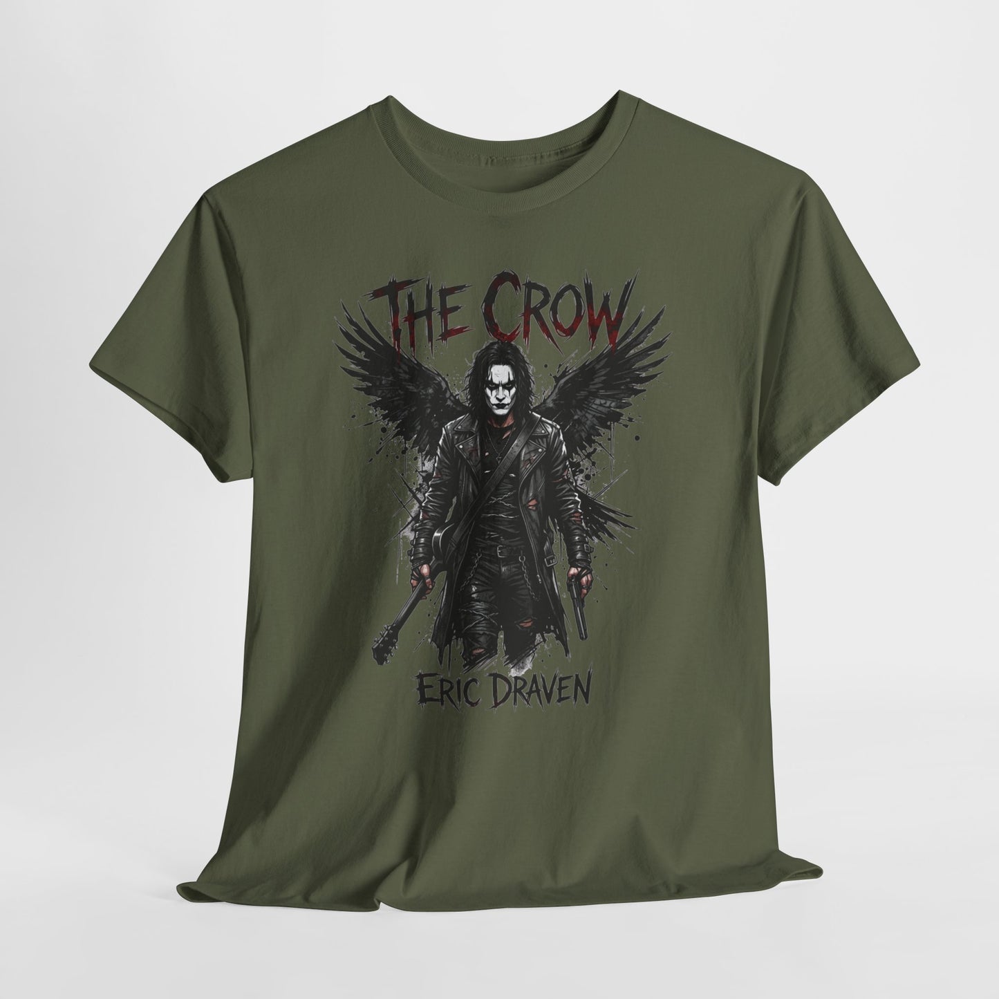 The Crow Eric Draven Graphic Tee - Gothic Rock Movie Tribute Shirt