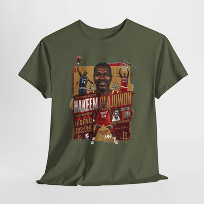 Basketball Legend Graphic Tee — Hakeem Olajuwon Tribute