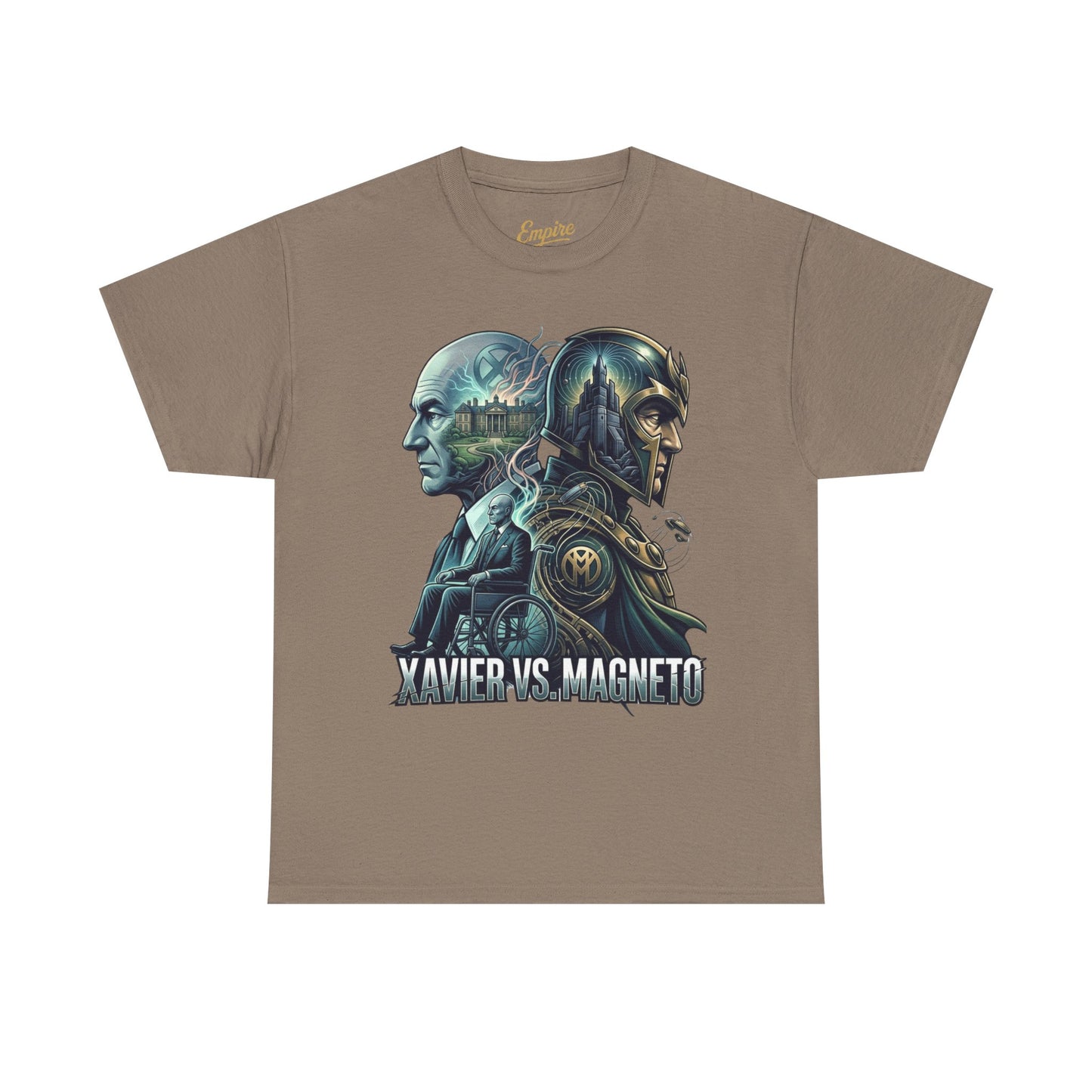 Xavier vs Magneto Graphic Tee — Retro Comic Mutant Showdown T-Shirt