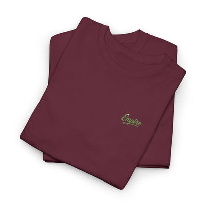 Signature Embroidered Empire Green Chest Logo T-Shirt