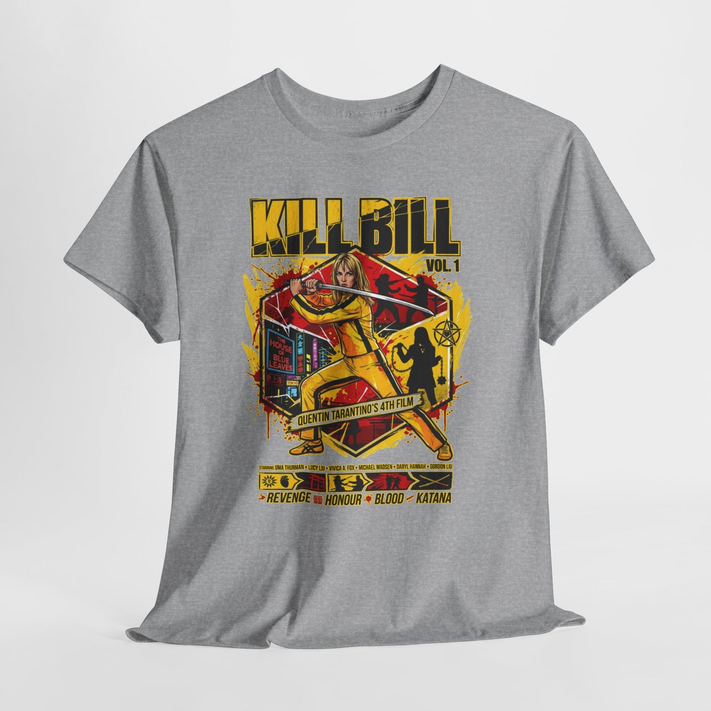 Kill Bill Graphic Tee — Retro Action Movie Poster T-Shirt