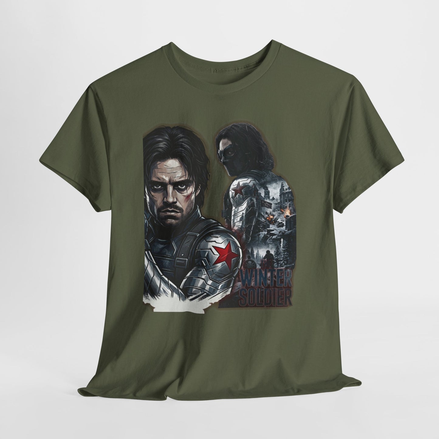 The Winter Soldier - Armored Vigilante Portrait T-Shirt