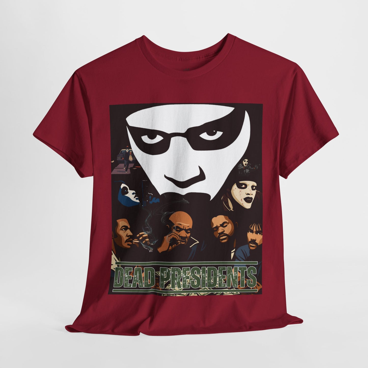 Dead Presidents Graphic Tee for Movie Lovers, Unisex Heavy Cotton Tee