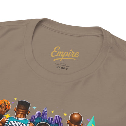 Charlotte Hornets Basketball T-Shirt — Team Player Caricature Tee