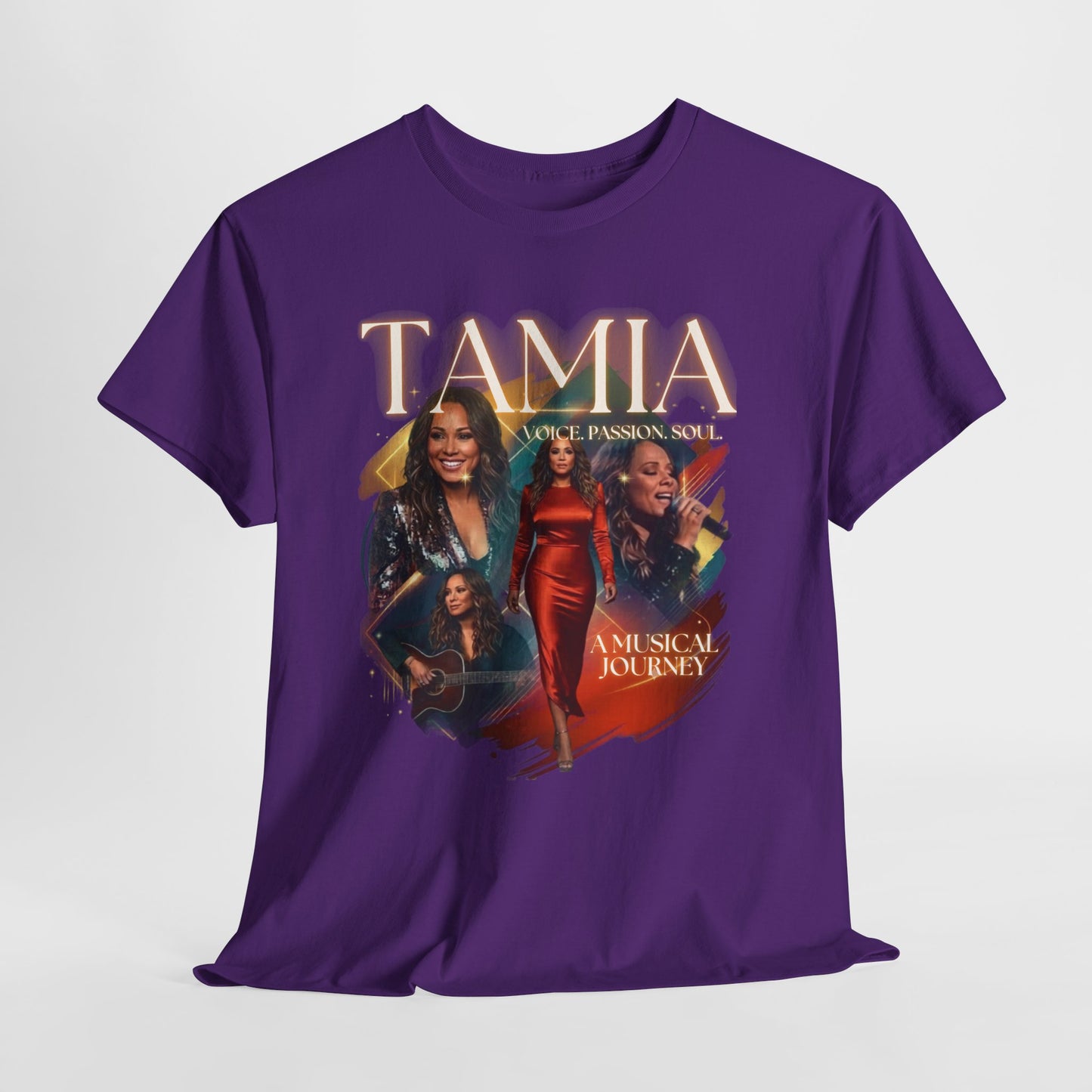 TAMIA Portrait Collage Tee — "More" Album Tribute Graphic T‑Shirt
