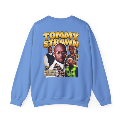 Martin Graphic Crewneck Sweatshirt — Vintage Retro Tommy Strawn Photo Collage